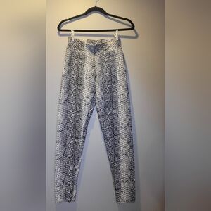 Snake Print Leggings